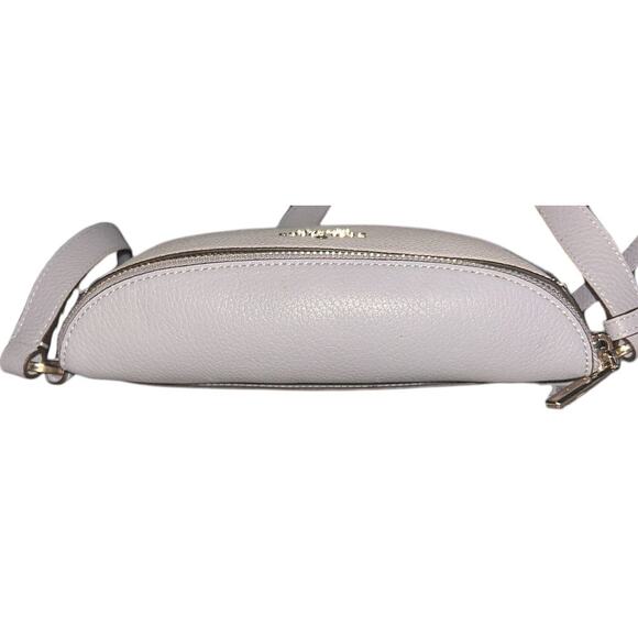 NWT Kate Spade Lena Colorblock Pebbled Leather Gray Belt Bag - Picture 3 of 10